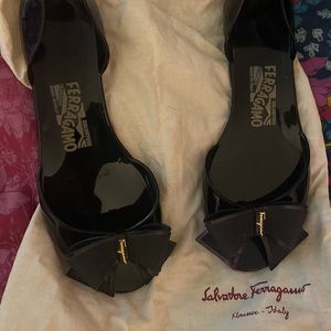 Ferragamo jelly slides
